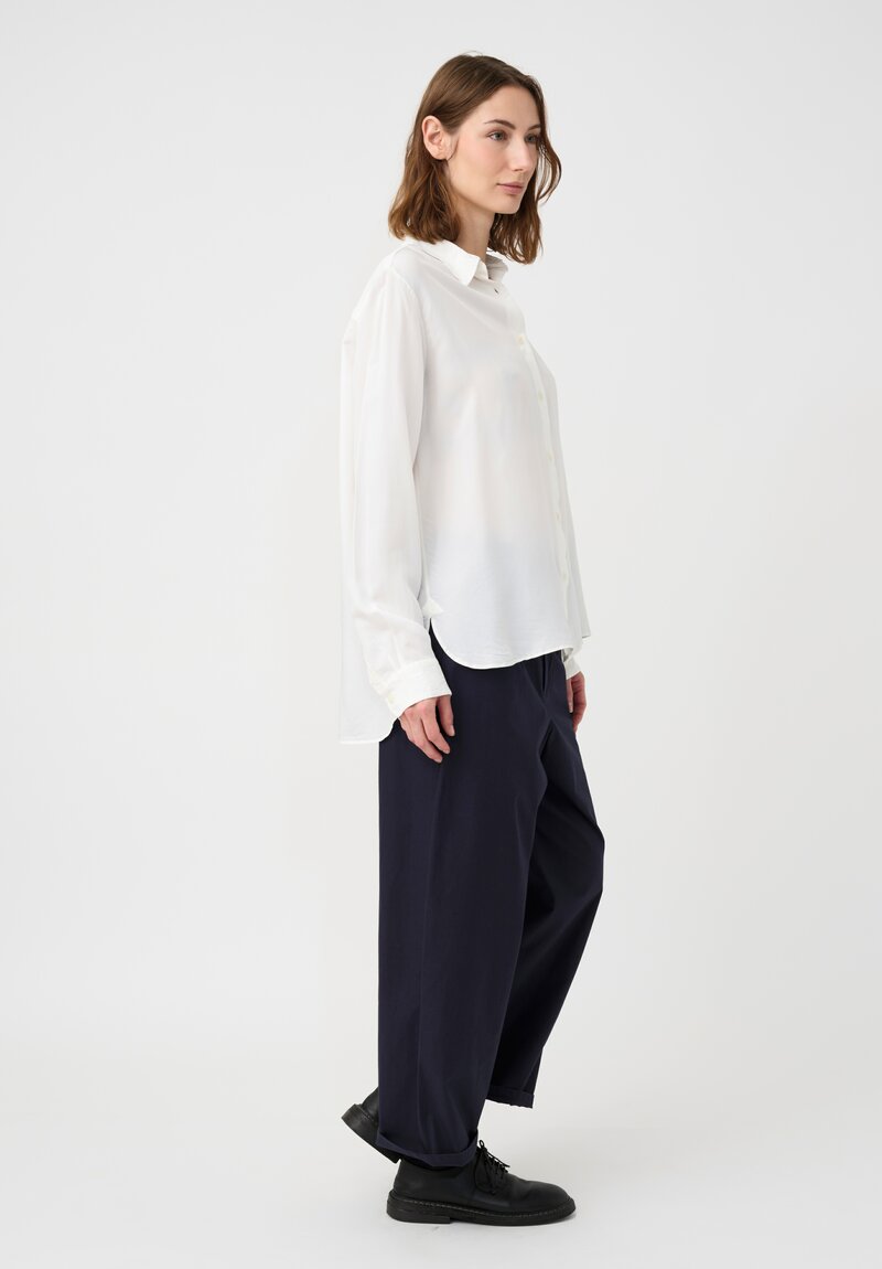 Casey Casey Marine Button-Down Shirt in Off-White