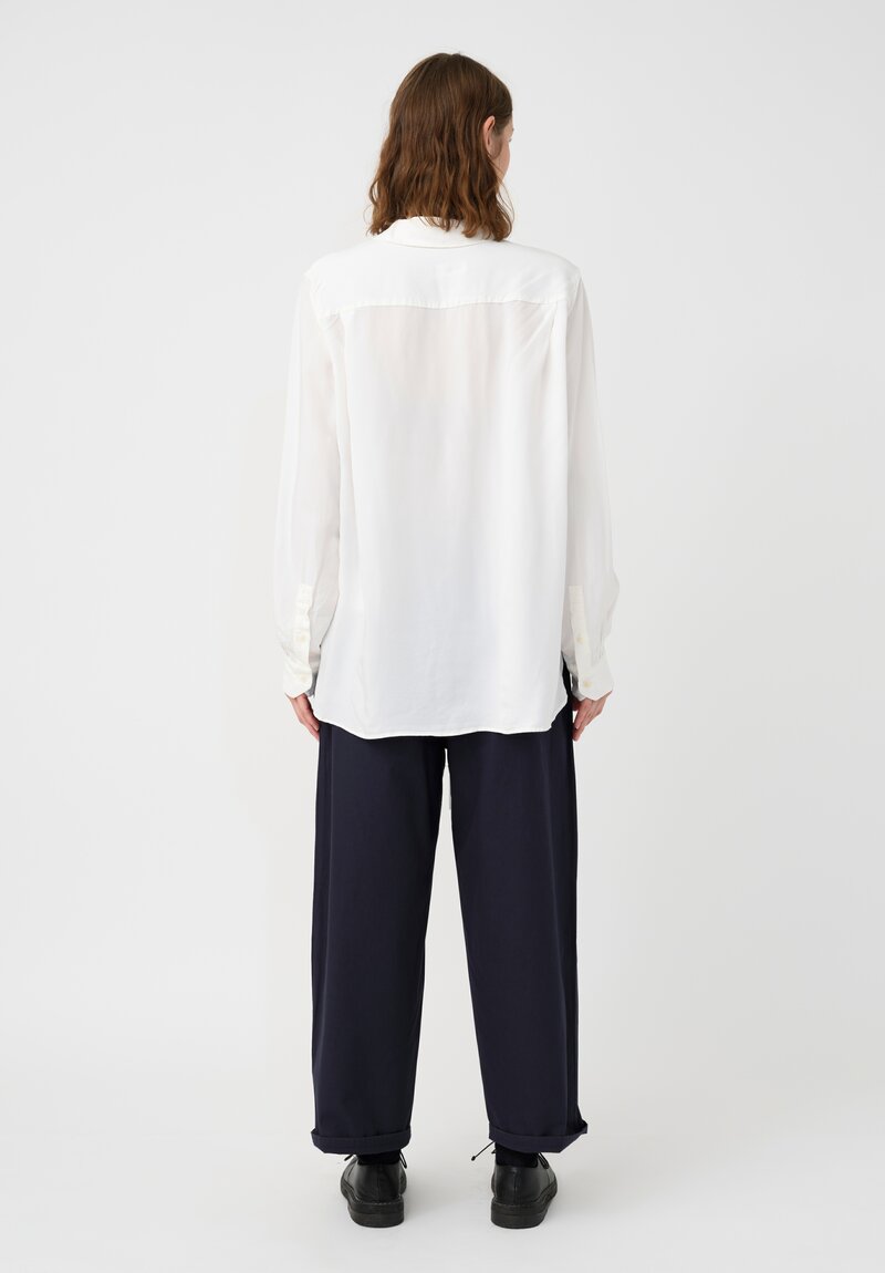 Casey Casey Marine Button-Down Shirt in Off-White