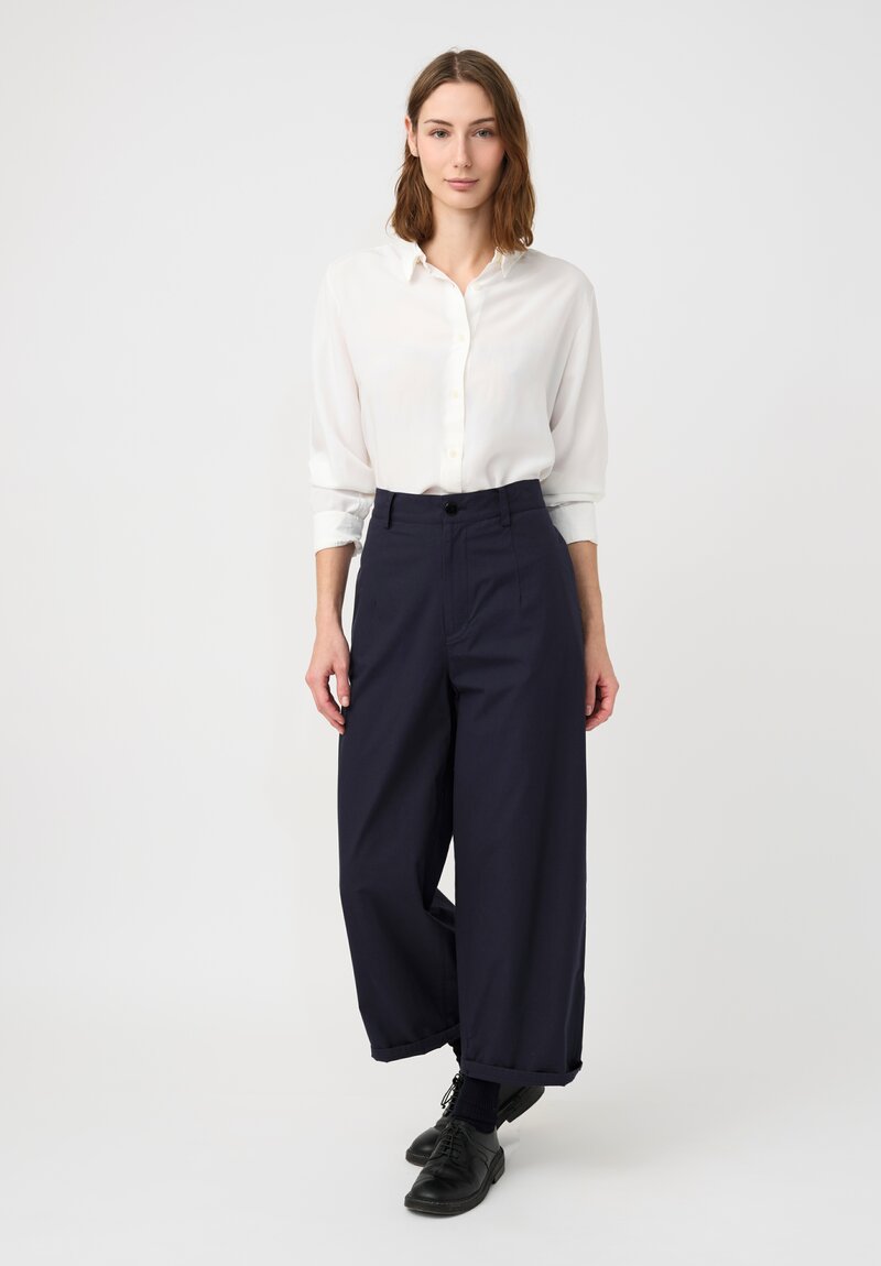 Casey Casey Marine Button-Down Shirt in Off-White