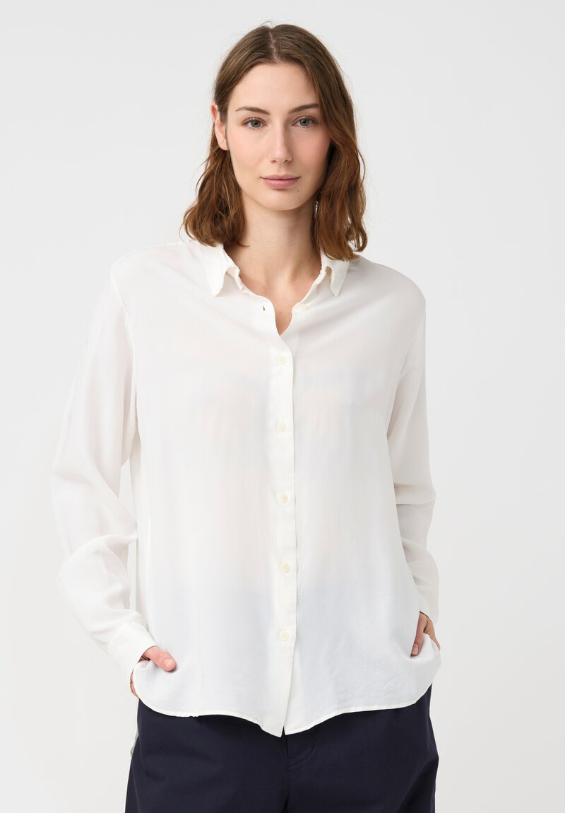 Casey Casey Marine Button-Down Shirt in Off-White