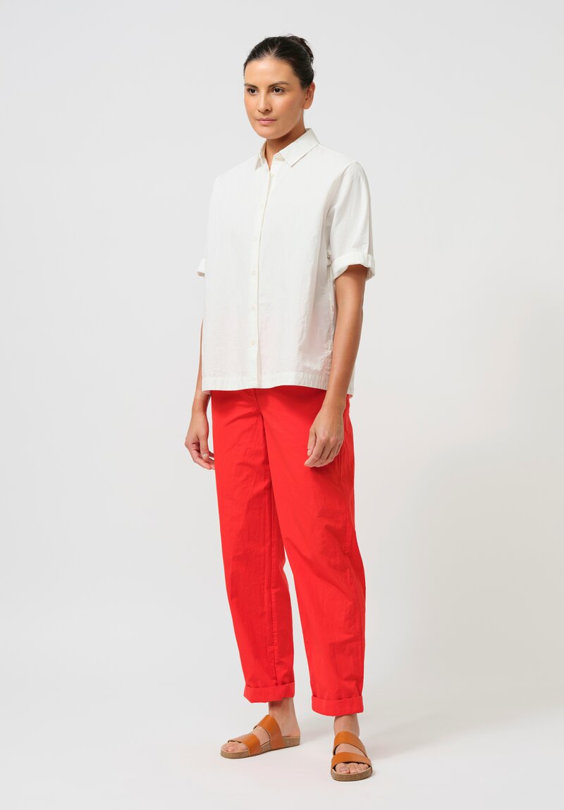 Casey Casey Cotton "Bee" Pants in Red Flame