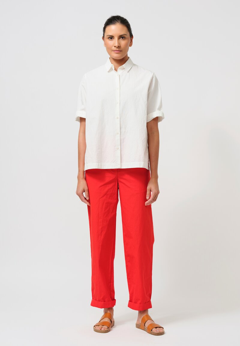 Casey Casey Cotton "Bee" Pants in Red Flame