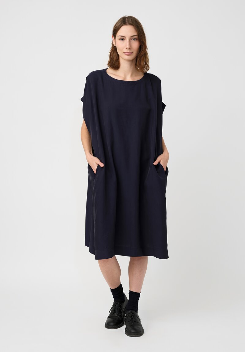 Casey Casey Francesca Pullover Dress in Midnight Blue