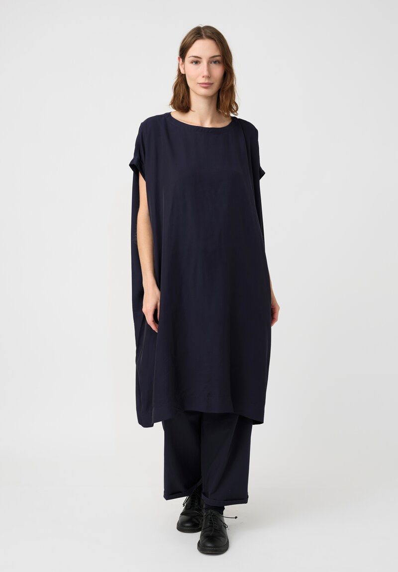 Casey Casey Francesca Pullover Dress in Midnight Blue
