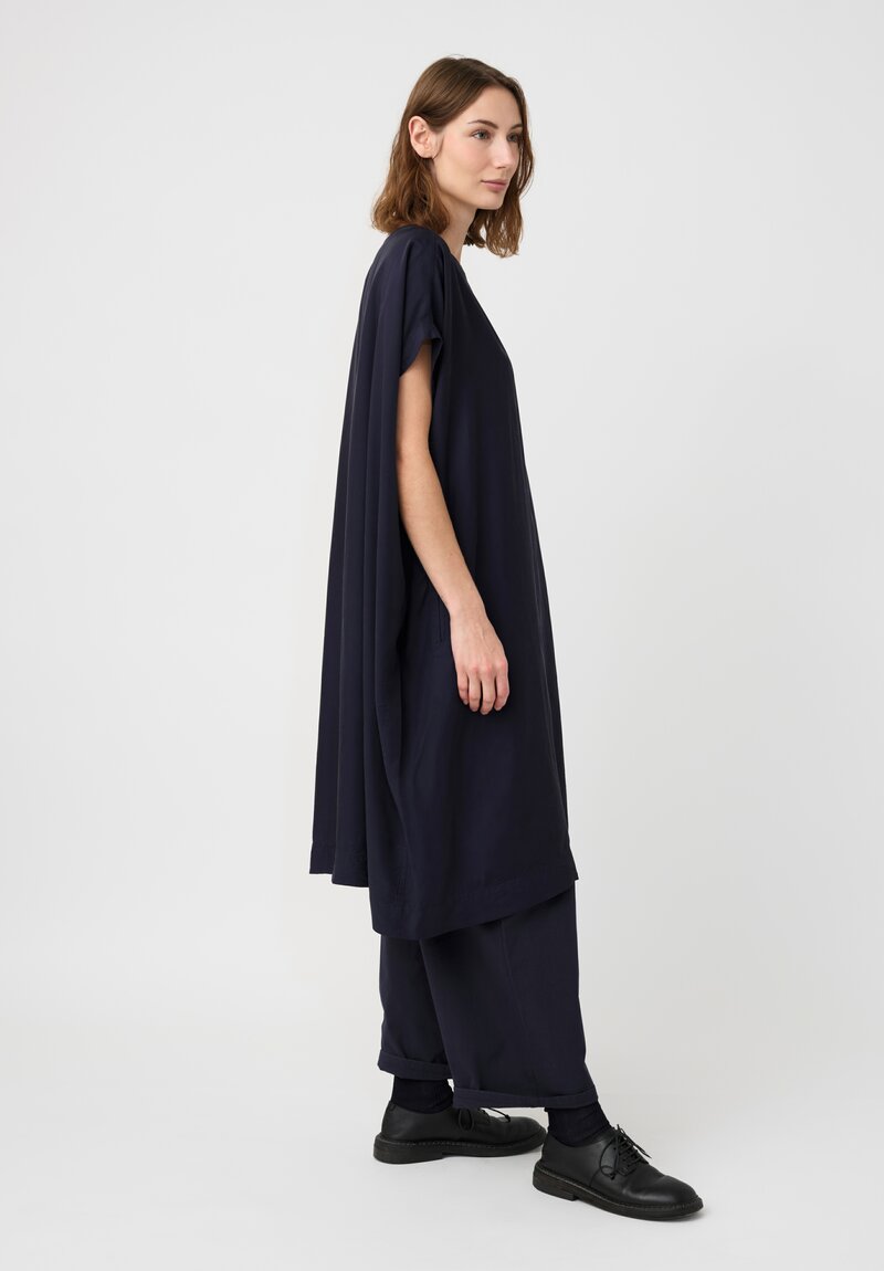 Casey Casey Francesca Pullover Dress in Midnight Blue