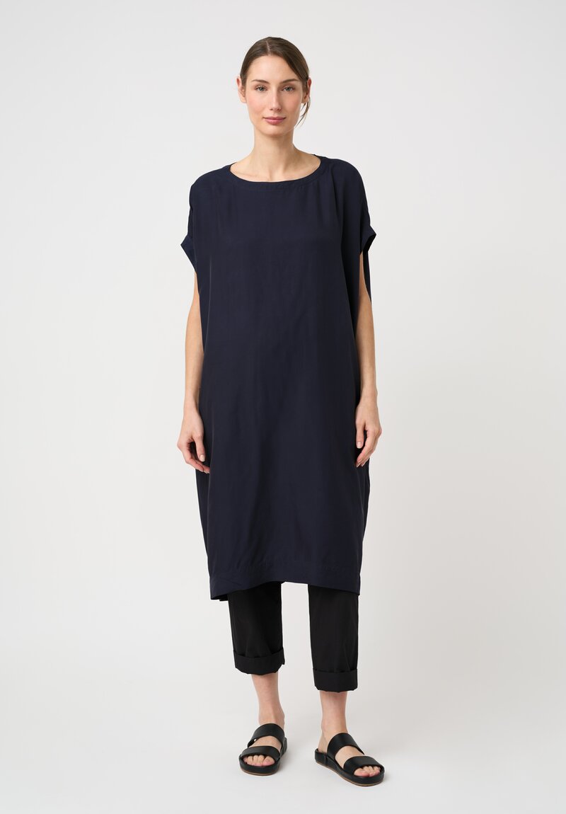 Casey Casey Francesca Pullover Dress in Midnight Blue