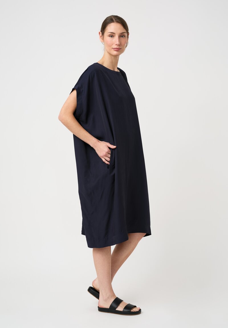 Casey Casey Francesca Pullover Dress in Midnight Blue
