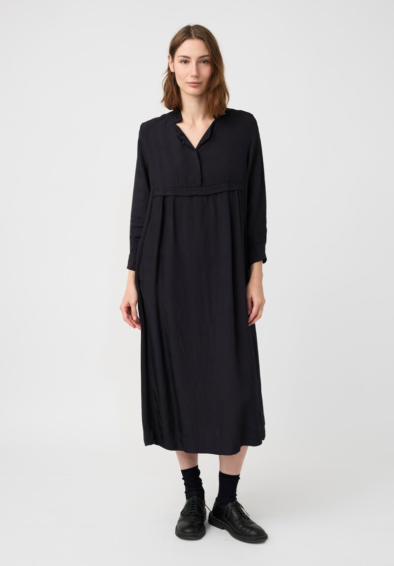 Casey Casey Thea Empire Dress in Midnight Blue