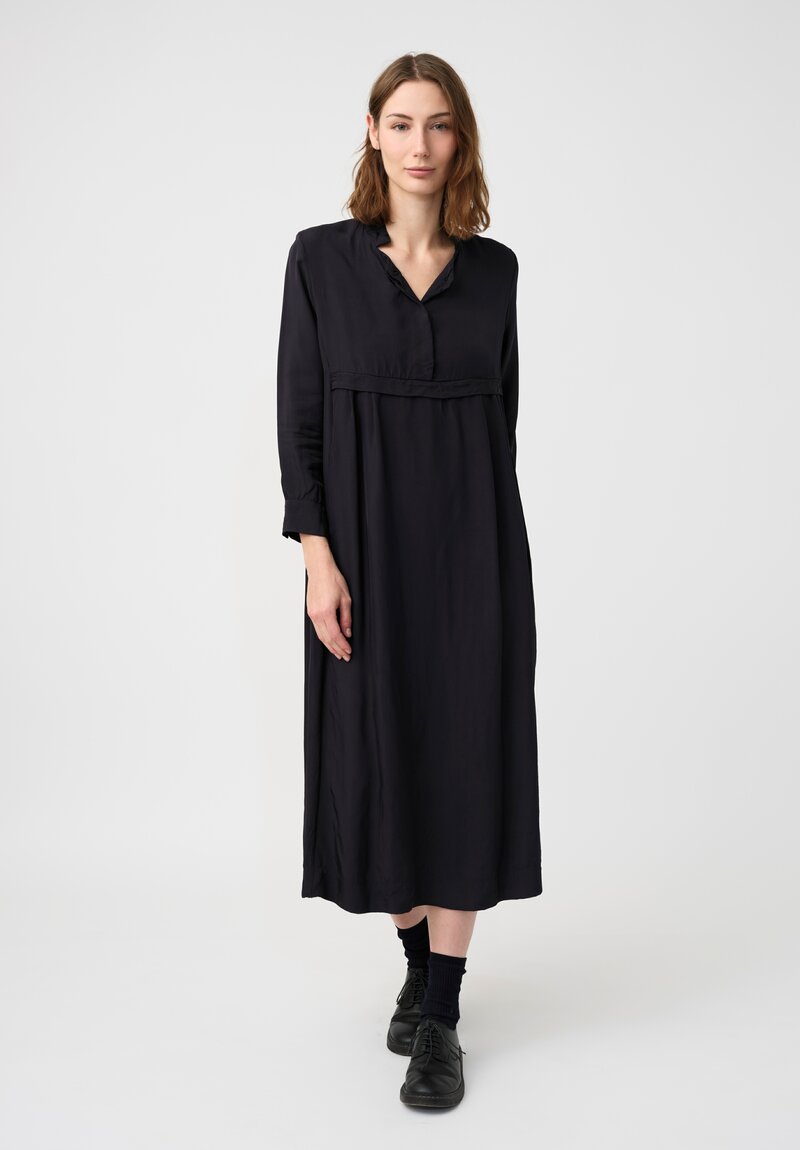 Casey Casey Thea Empire Dress in Midnight Blue