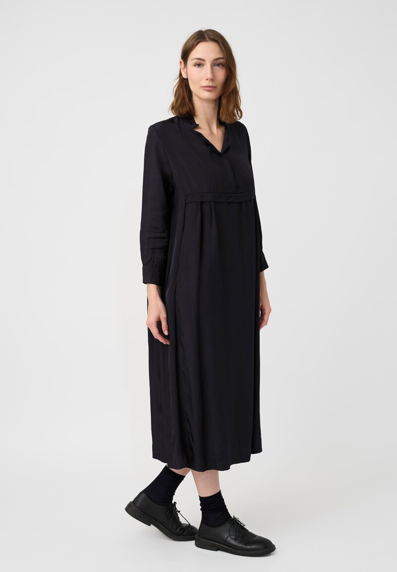 Casey Casey Thea Empire Dress in Midnight Blue