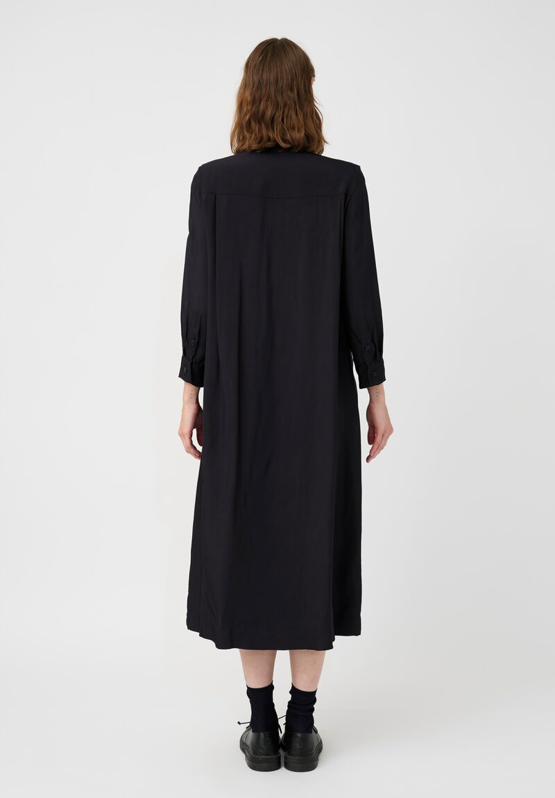 Casey Casey Thea Empire Dress in Midnight Blue