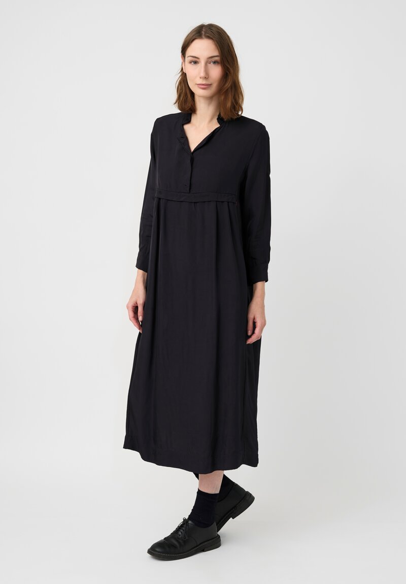 Casey Casey Thea Empire Dress in Midnight Blue