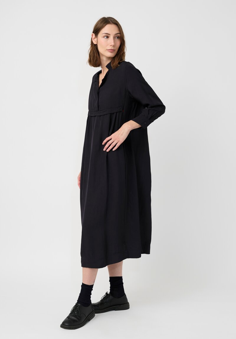 Casey Casey Thea Empire Dress in Midnight Blue