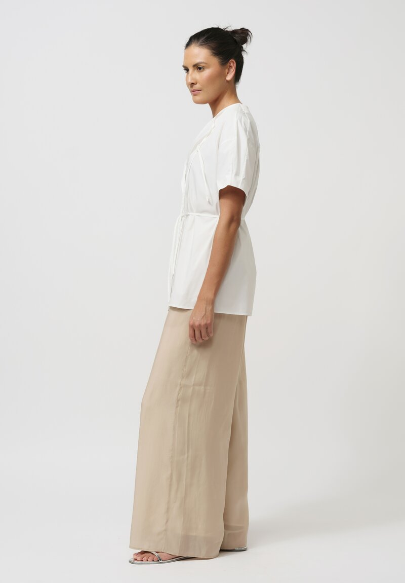 Ruohan Wide Leg Lounge Pants in Light Blush Brown