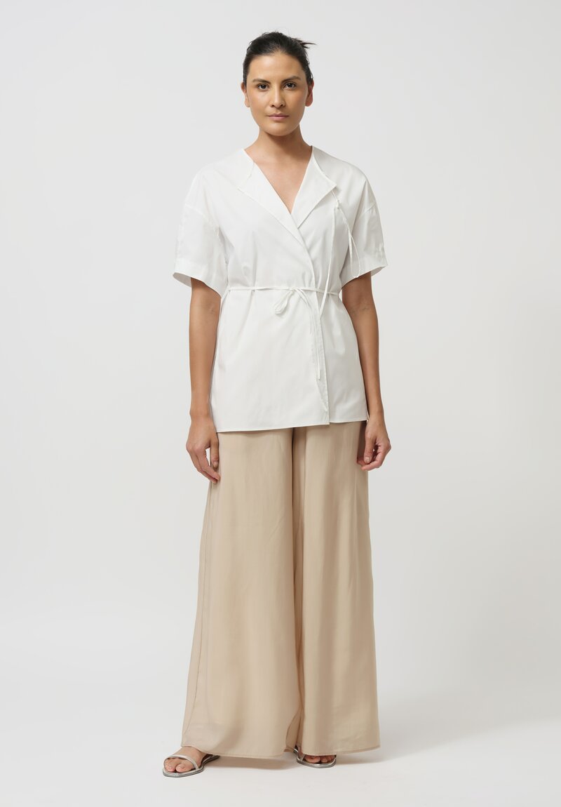 Ruohan Wide Leg Lounge Pants in Light Blush Brown