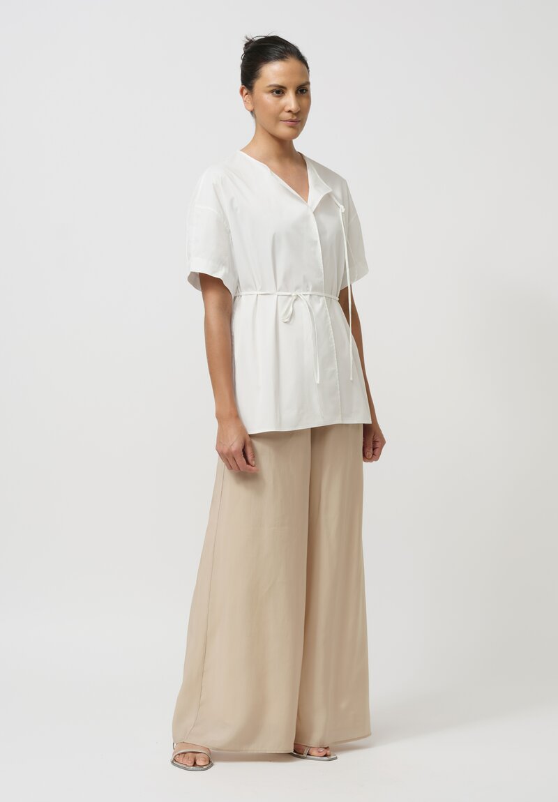 Ruohan Wide Leg Lounge Pants in Light Blush Brown