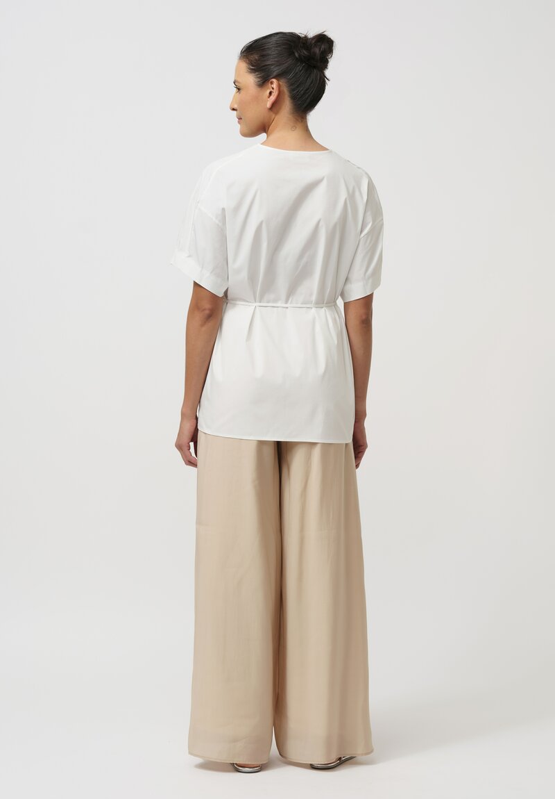Ruohan Wide Leg Lounge Pants in Light Blush Brown