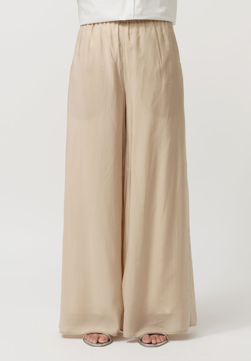 Ruohan Wide Leg Lounge Pants in Light Blush Brown