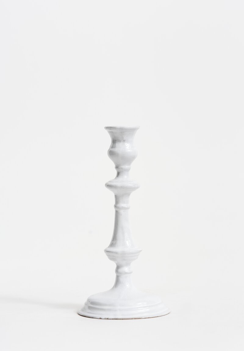 Astier de Villatte Gigi Candlestick White
