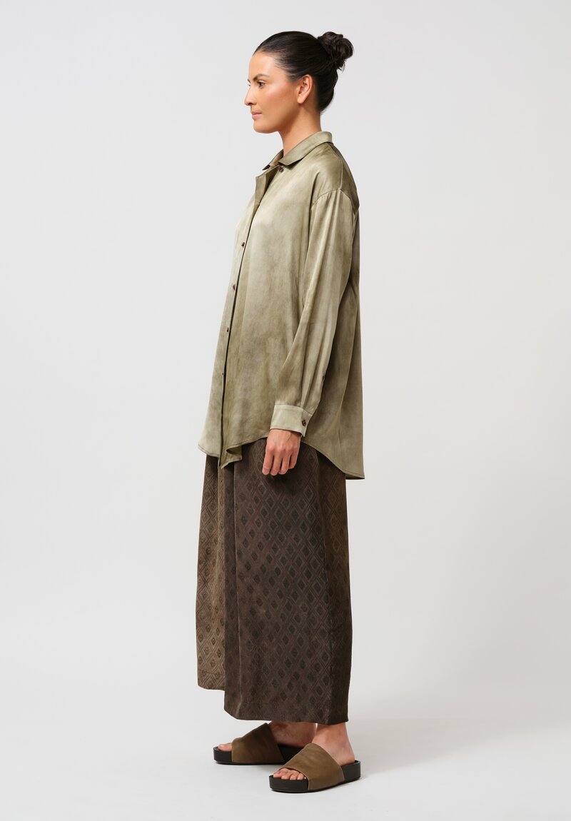 Uma Wang Poetic Pants in Antique Olive