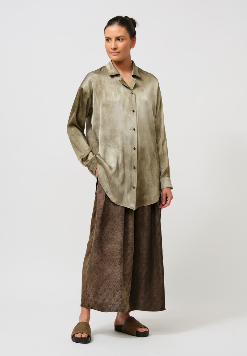 Uma Wang Poetic Pants in Antique Olive