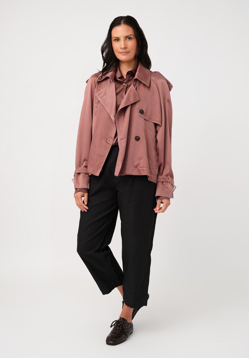 Dries Van Noten Cotton Risto Jacket in in Taupe Pink