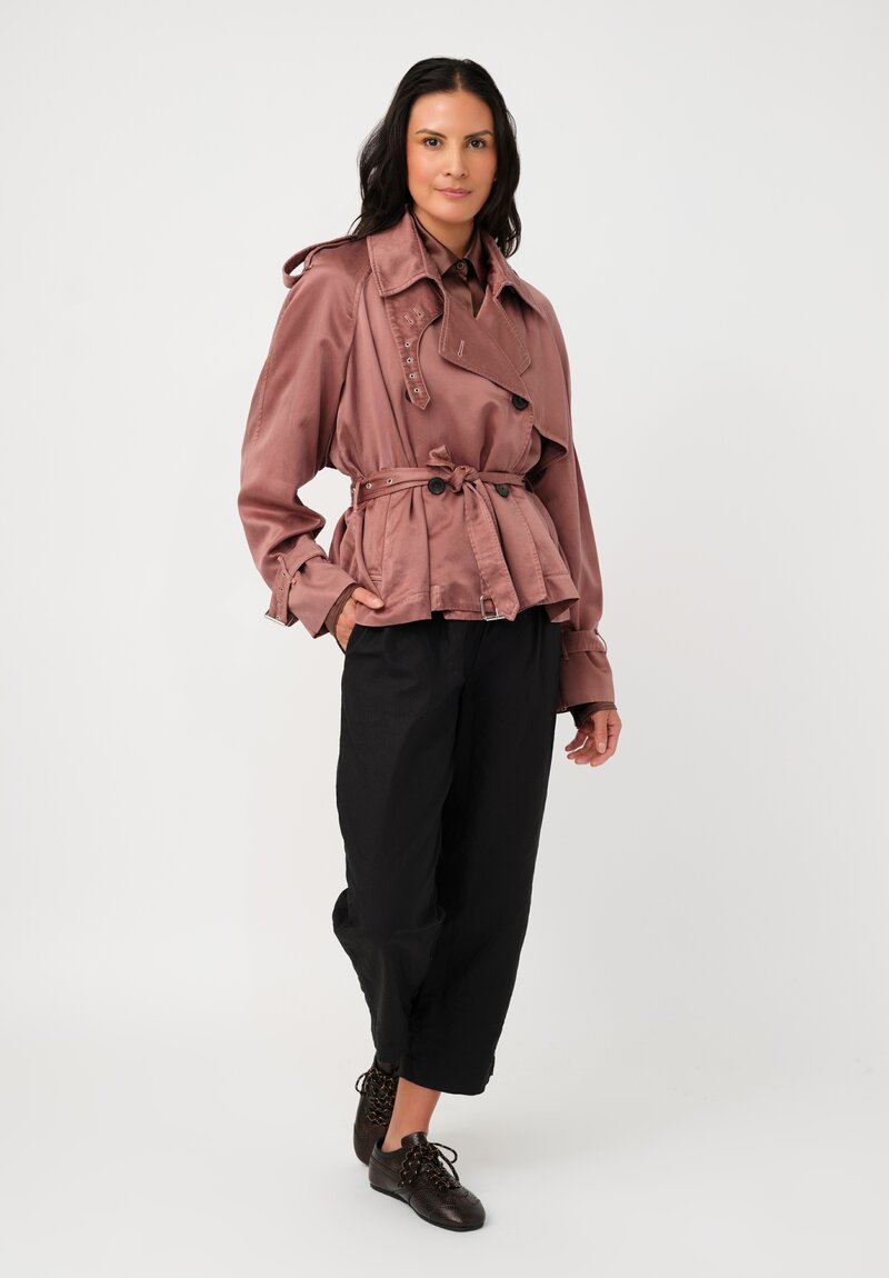 Dries Van Noten Cotton Risto Jacket in in Taupe Pink