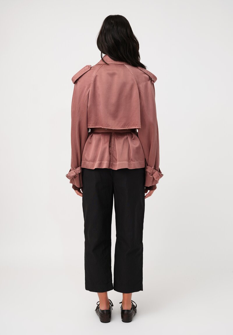 Dries Van Noten Cotton Risto Jacket in in Taupe Pink