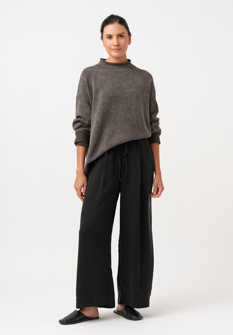 Lauren Manoogian Sanded Pants in Soft Black