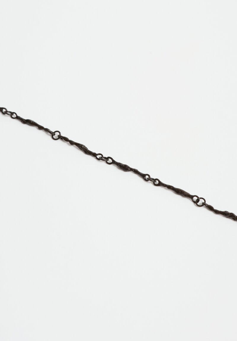 Ziggy Chen x Rigards Genuine Copper Textured Eyeglass Chain Black Patina