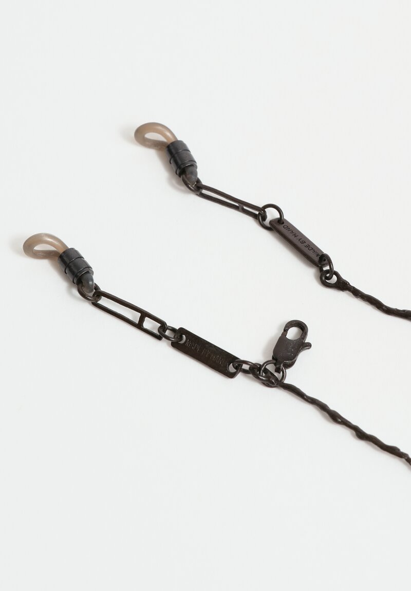 Ziggy Chen x Rigards Genuine Copper Textured Eyeglass Chain Black Patina