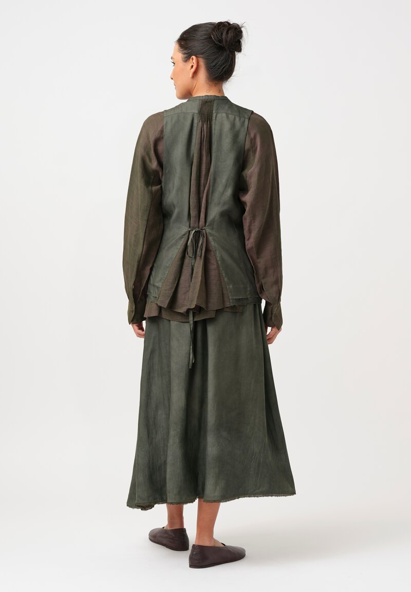 Ziggy Chen Silk Cotton Collaged Vest