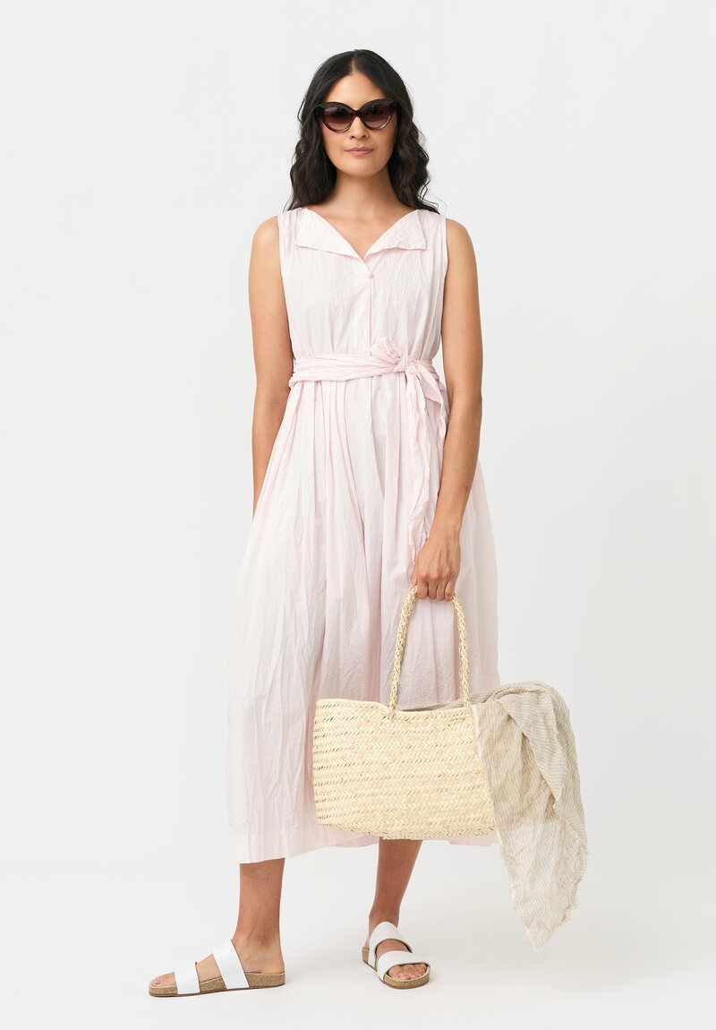 Daniela Gregis Washed Cotton Sleeveless Operaio Spezia Dress