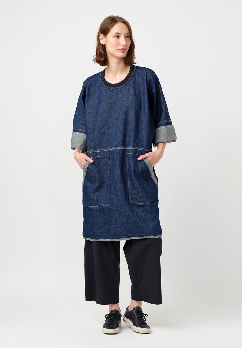 Schepers Bosman 12.5 oz Italian Cotton Denim Robby Crewneck Dress