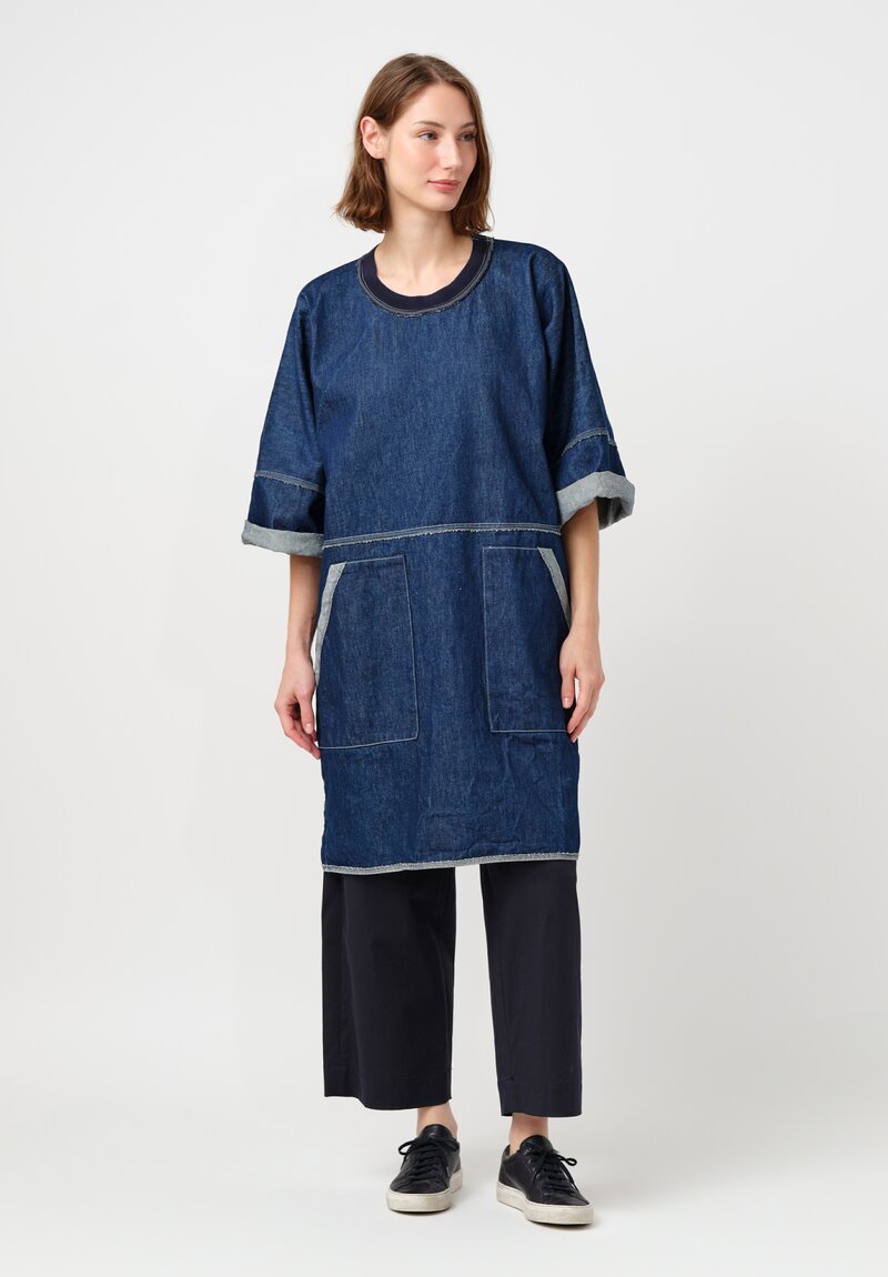 Schepers Bosman 12.5 oz Italian Cotton Denim Robby Crewneck Dress