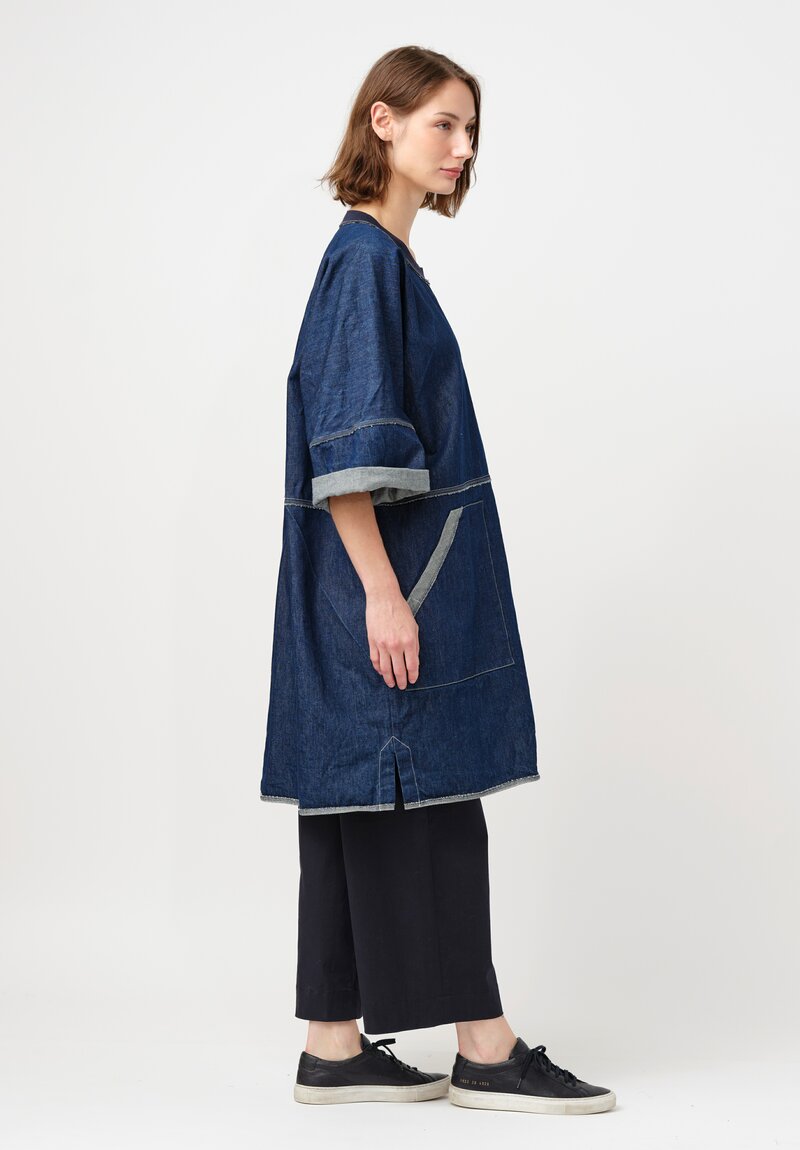 Schepers Bosman 12.5 oz Italian Cotton Denim Robby Crewneck Dress