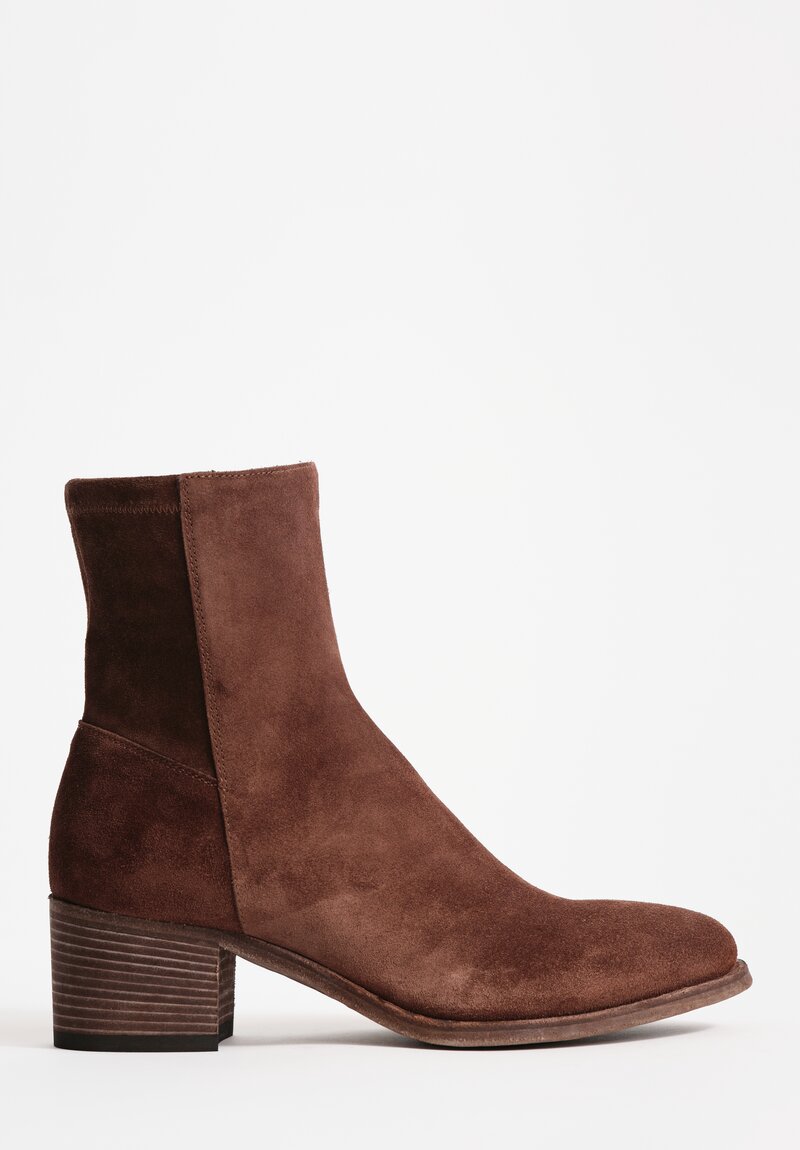 Officine Creative Cashmere Denner Stretch Boots in Cotto Brown