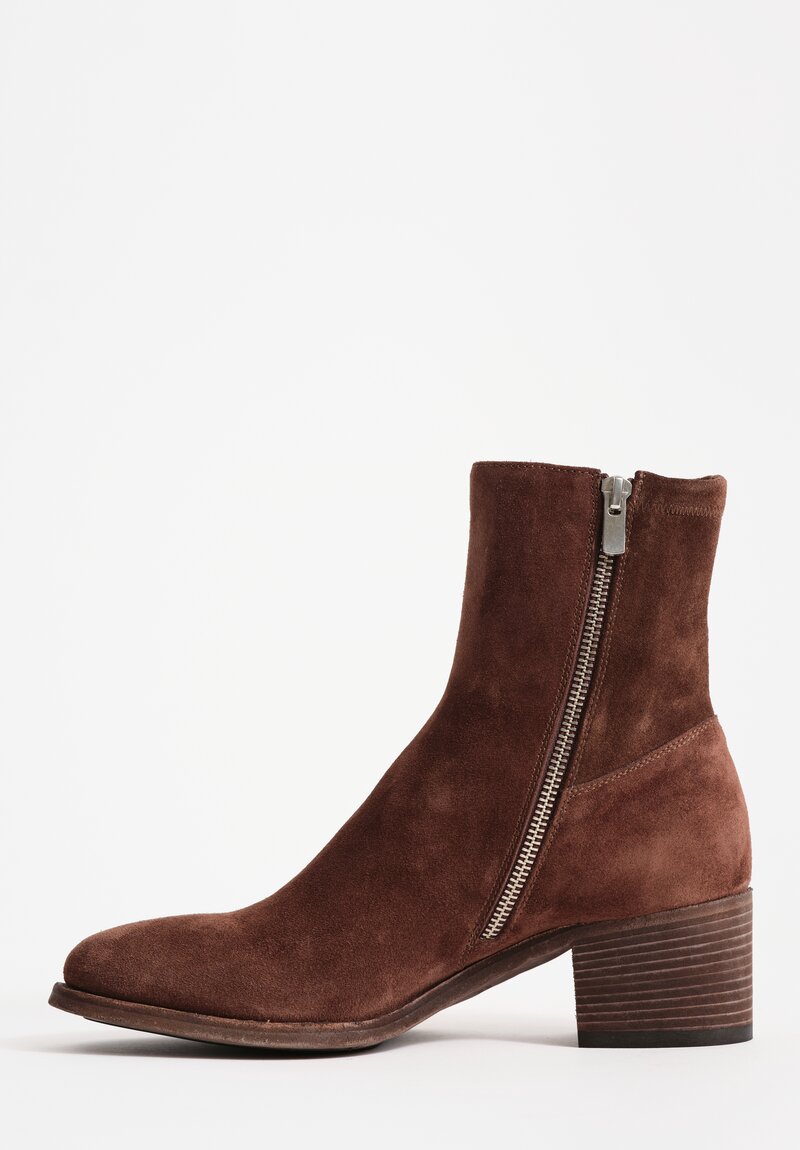 Officine Creative Cashmere Denner Stretch Boots in Cotto Brown