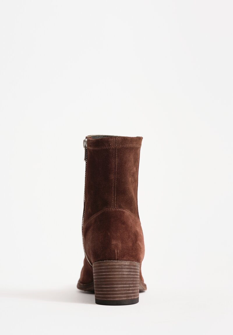 Officine Creative Cashmere Denner Stretch Boots in Cotto Brown