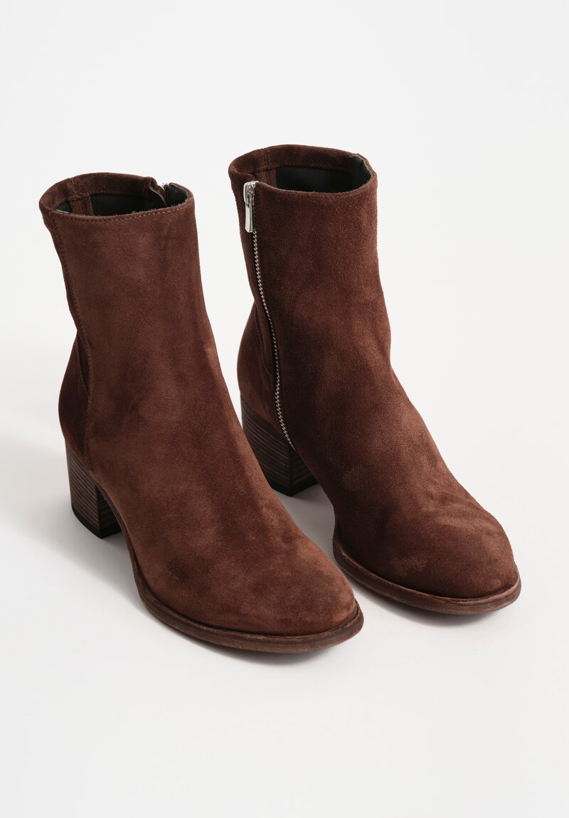 Officine Creative Cashmere Denner Stretch Boots in Cotto Brown