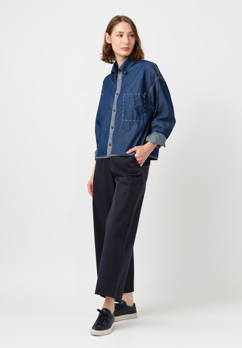 Schepers Bosman 4.5 oz Cotton Denim Fenna Button Down Shirt