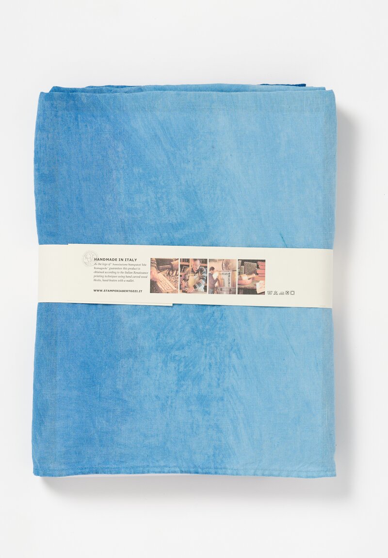Stamperia Bertozzi Handmade Linen Sfumato Tablecloth