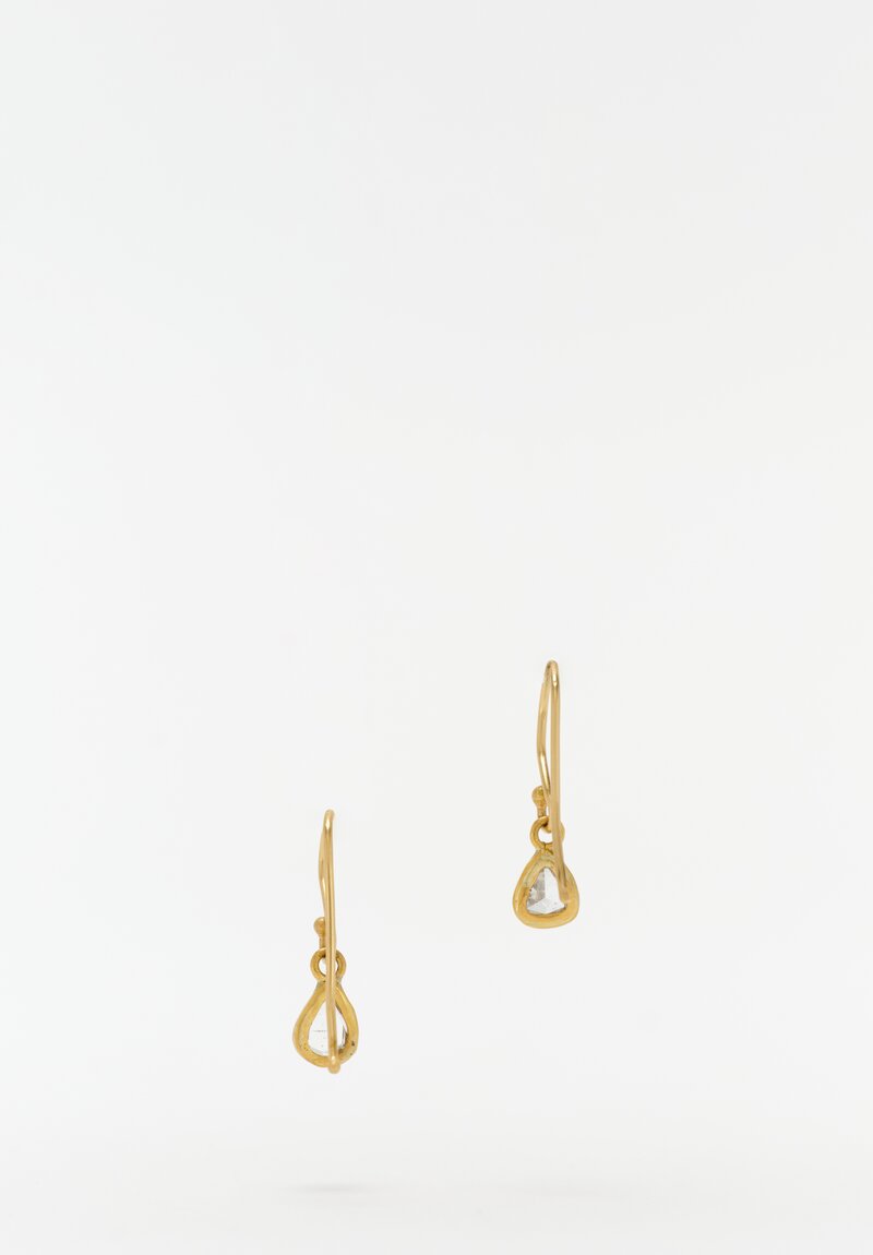Margery Hirschey 18K Gold & Diamond Kite Drop Earrings