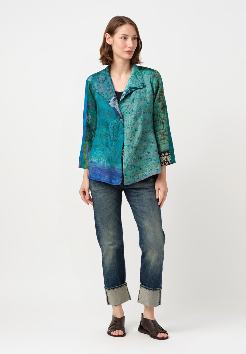 Mieko Mintz Vintage Silk Kantha Jacket