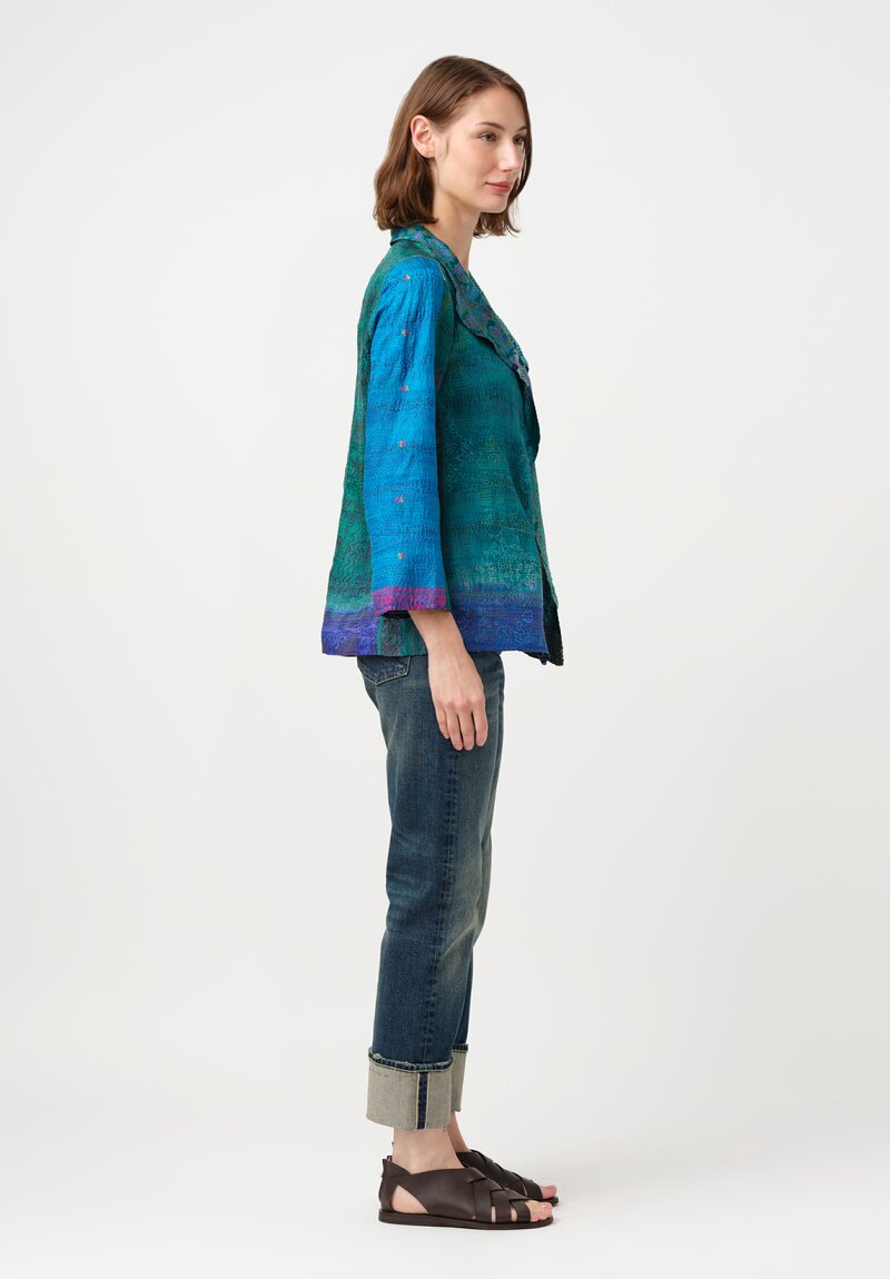 Mieko Mintz Vintage Silk Kantha Jacket