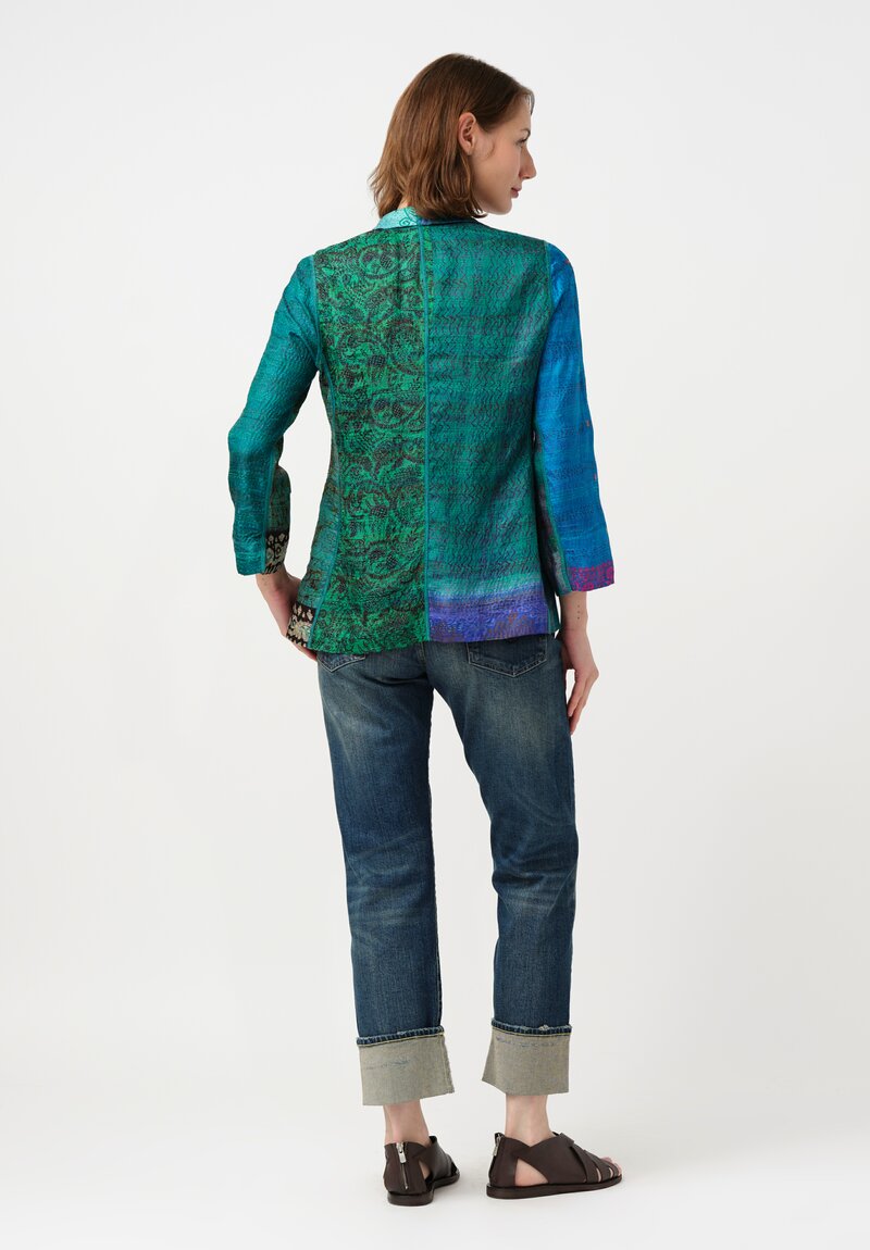 Mieko Mintz Vintage Silk Kantha Jacket