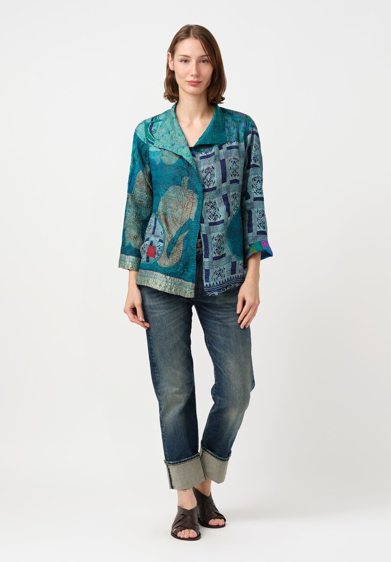 Mieko Mintz Vintage Silk Kantha Jacket