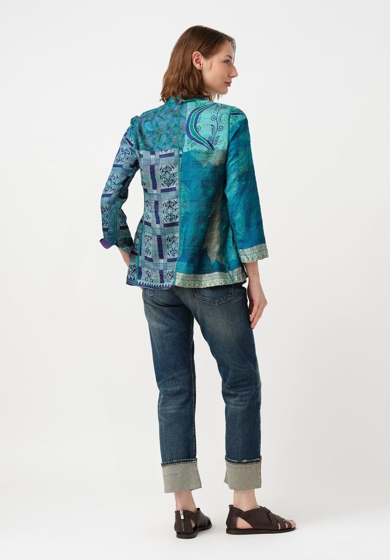 Mieko Mintz Vintage Silk Kantha Jacket