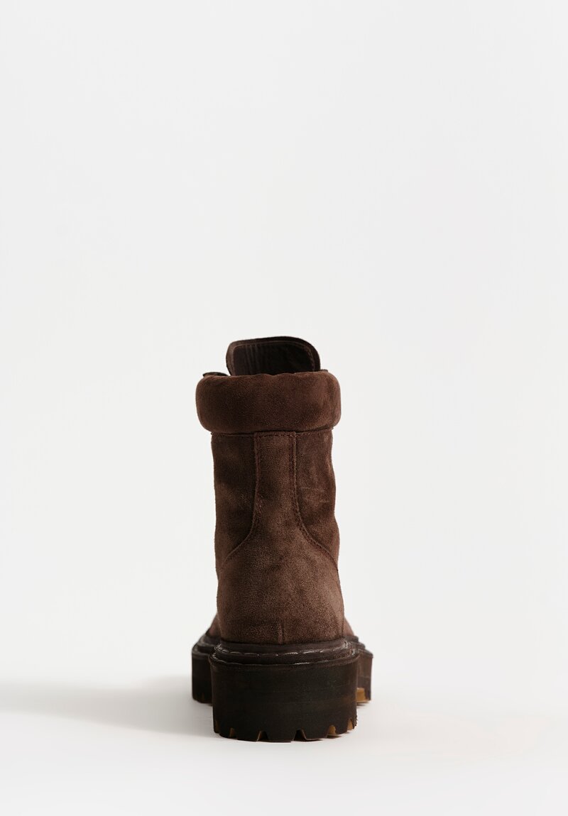 Officine Creative Suede Tonal Blossom Boots