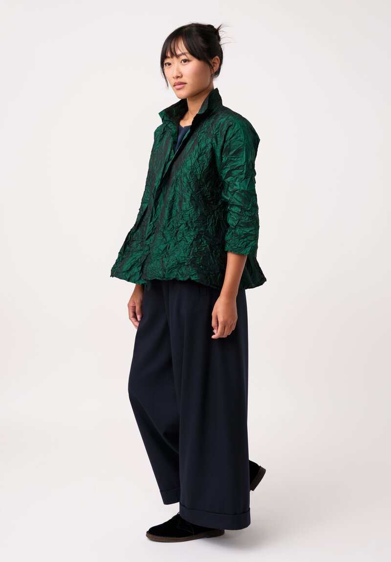 Daniela Gregis Washed Silk Spicchi Colletto Jacket